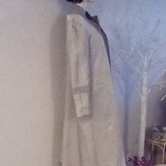 VTG Ultra Suede Majestic Garment Belted Trench Coat Size S - Picture 6 of 16